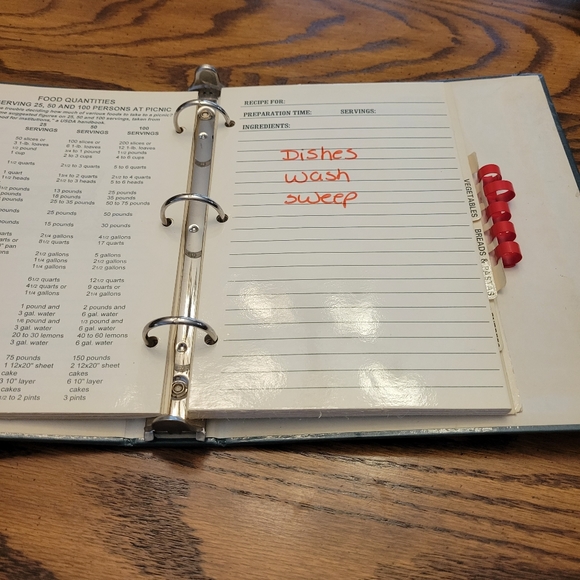 Vintage Erasable Recipe Book - Picture 5 of 7